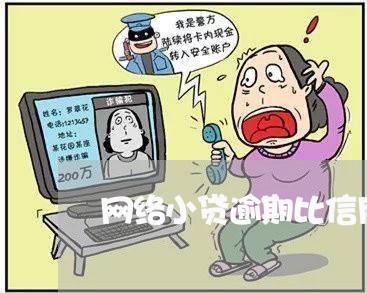 网络小贷逾期比信用卡高/2023052523358