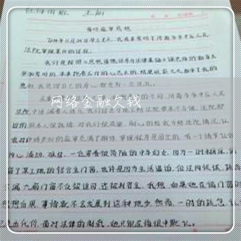 网络金融欠钱/2023121993816