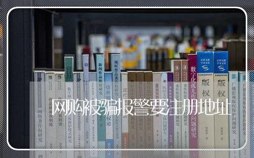 网购被骗报警要注册地址/2023062620602