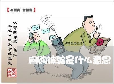 网购被骗是什么意思/2023061330371