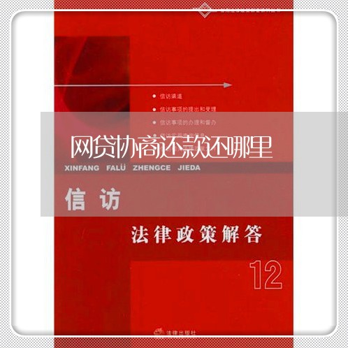 网贷协商还款还哪里/2023092227179