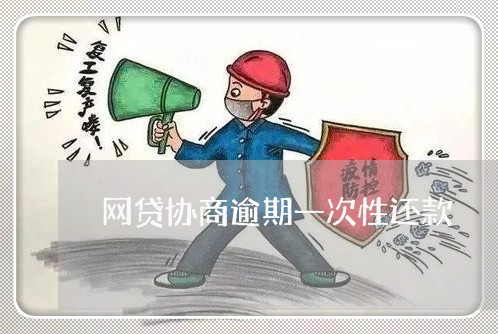 网贷协商逾期一次性还款/2023100804049