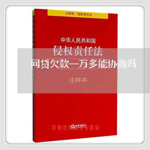 网贷欠款一万多能协商吗/2023102528059