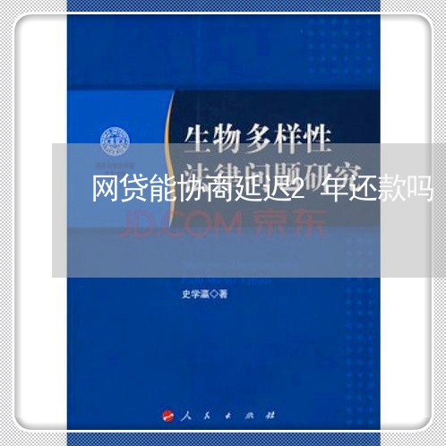 网贷能协商延迟2年还款吗/2023100739372