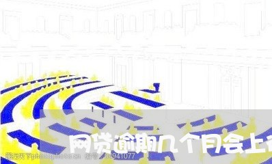 网贷逾期几个月会上征信吗/2023111781825