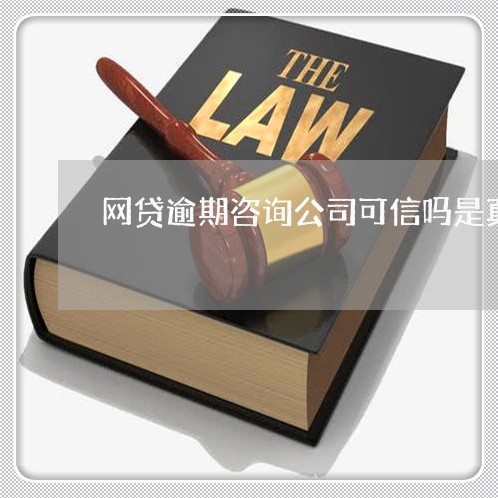 网贷逾期咨询公司可信吗是真的吗/2023111758382