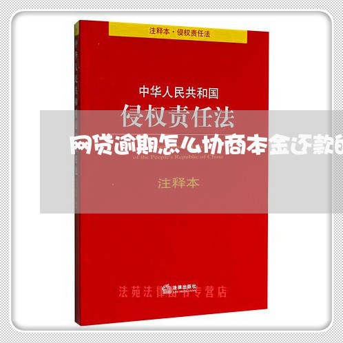 网贷逾期怎么协商本金还款的/2023092674015