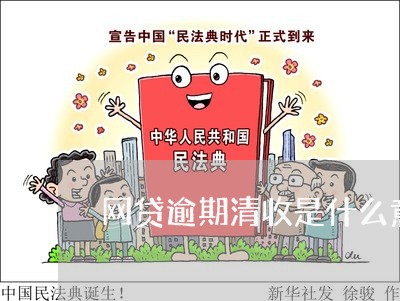 网贷逾期清收是什么意思/2023110885137