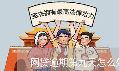 网贷逾期第九天怎么处理/2023111766271