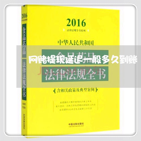 网赌提现延迟一般多久到账/2023061337393