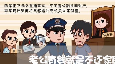 老公有钱就是不还家庭的债/2023110927359