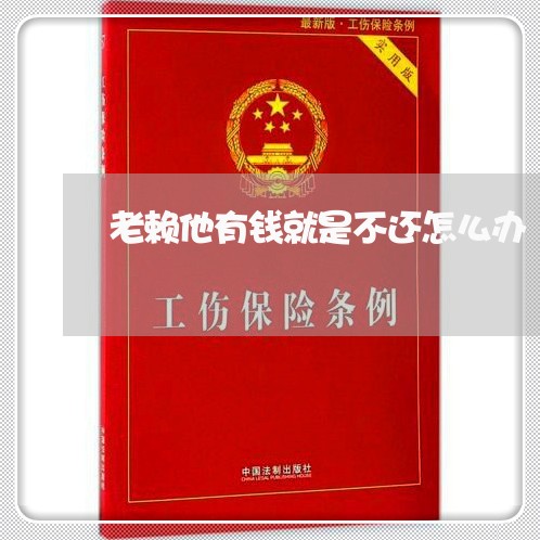 老赖他有钱就是不还怎么办/2023110908460