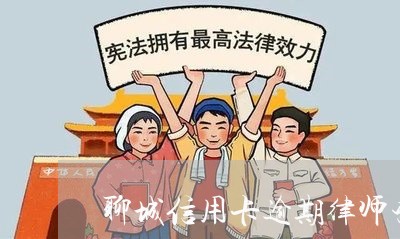 聊城信用卡逾期律师咨询/2023120605648