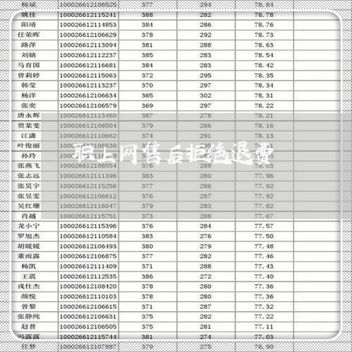 职上网售后拒绝退费/2023061779816