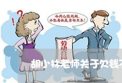 胡小林老师关于欠钱不还/2023102717138