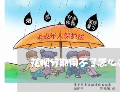 花呗分期用不了怎么办/2023080556262