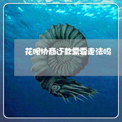 花呗协商还款需要走法吗/2023100606827