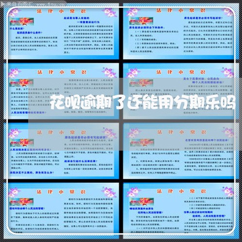 花呗逾期了还能用分期乐吗/2023061551625