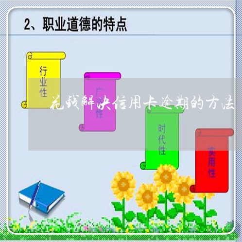 花钱解决信用卡逾期的方法/2023100950571