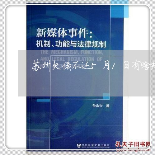 苏州欠债不还5月1日有啥规定/2023121061702