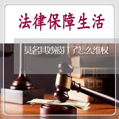 莫名其妙被打了怎么维权/2023062482704