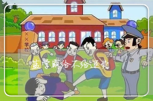 蓝学霸给不给退费/2023060253825