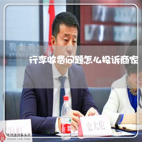 行李收费问题怎么投诉商家/2023030306058