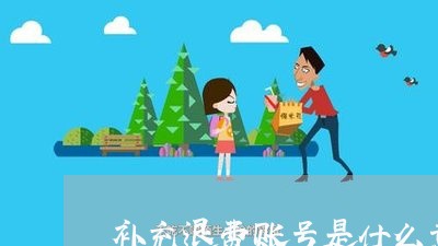 补充退费账号是什么意思/2023062317471