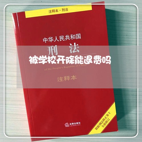 被学校开除能退费吗/2023052073160