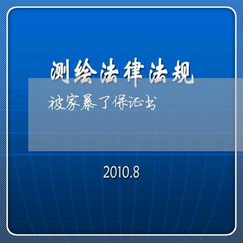 被家暴了保证书/2023090934506