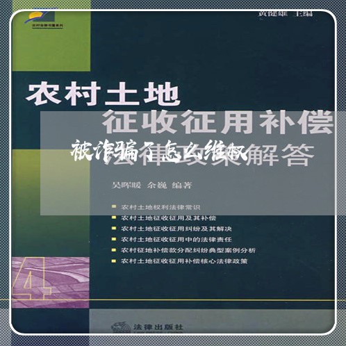 被诈骗了怎么维权/2023043095126