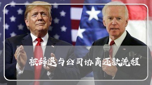 被辞退与公司协商还款流程/2023100506059