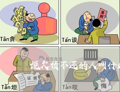 说欠债不还的人叫什么名字/2023110738369