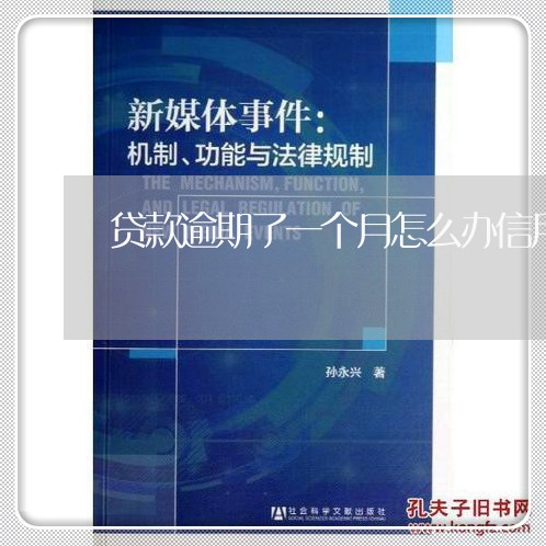 贷款逾期了一个月怎么办信用卡/2023091529583