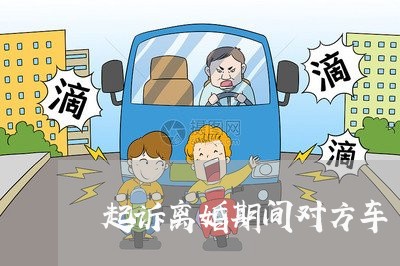 起诉离婚期间对方车/2023110459305