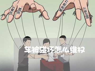 车被碰坏怎么维权/2023043006160