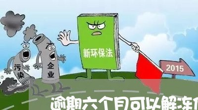 逾期六个月可以解冻信用卡/2023081261602