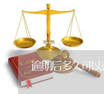 逾期后多久可以办信用卡还款/2023091406956