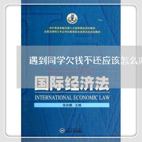 遇到同学欠钱不还应该怎么办/2023110928068