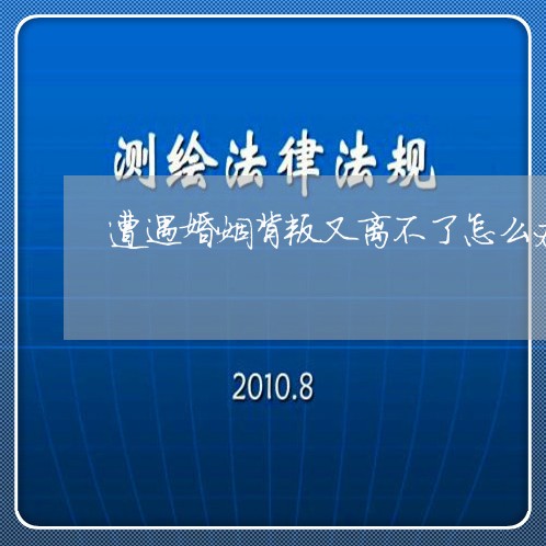 遭遇婚姻背叛又离不了怎么办/2023112561482