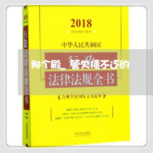 那个殿_管欠债不还的/2023102595146