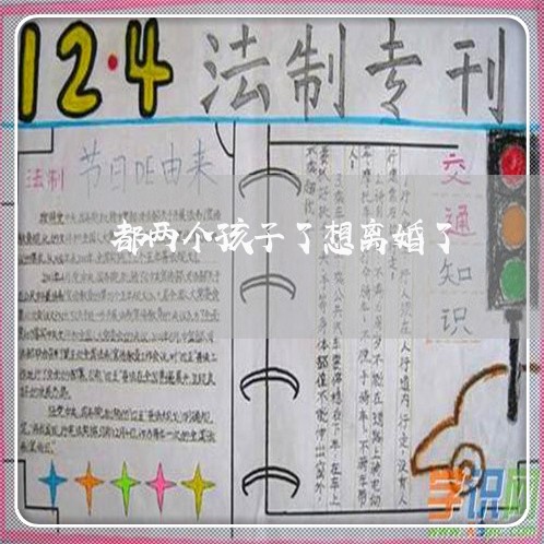 都两个孩子了想离婚了/2023111563815