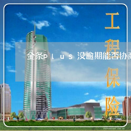 金条plus没逾期能否协商还款/2023092471746