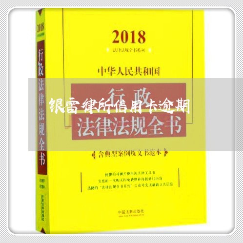 银雷律所信用卡逾期/2023061026172