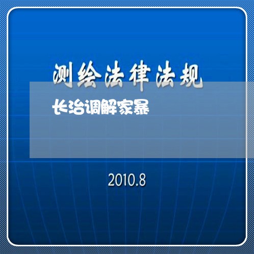 长治调解家暴/2023120535830