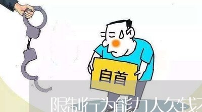 限制行为能力人欠钱不还/2023110194946