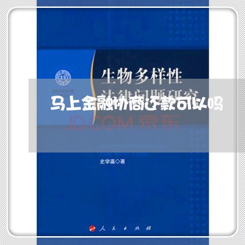 马上金融协商还款可以吗/2023073101725