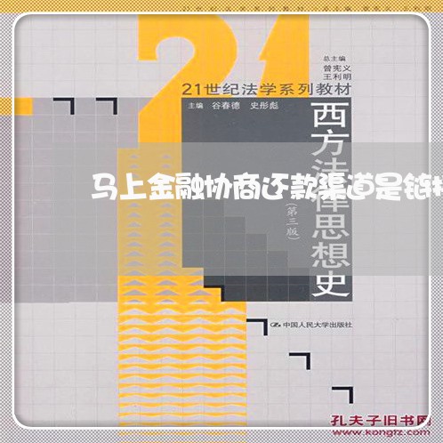 马上金融协商还款渠道是链接吗/2023100702026