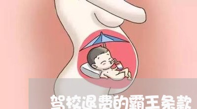 驾校退费的霸王条款/2023061430493