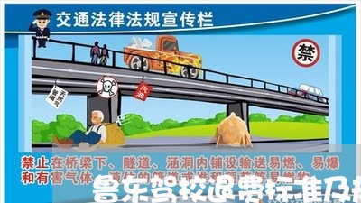 鲁东驾校退费标准及规定/2023062186138